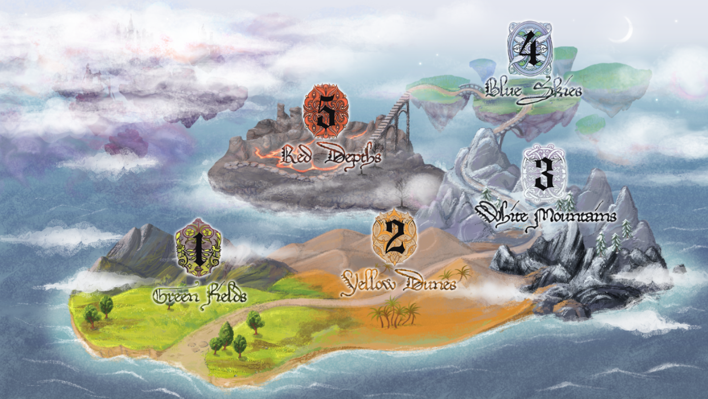 World map for Open The Gates!